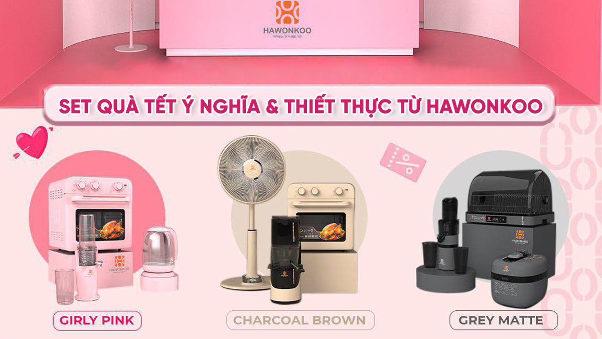 Set quà Tết ý nghĩa & thiết thực từ Hawonkoo