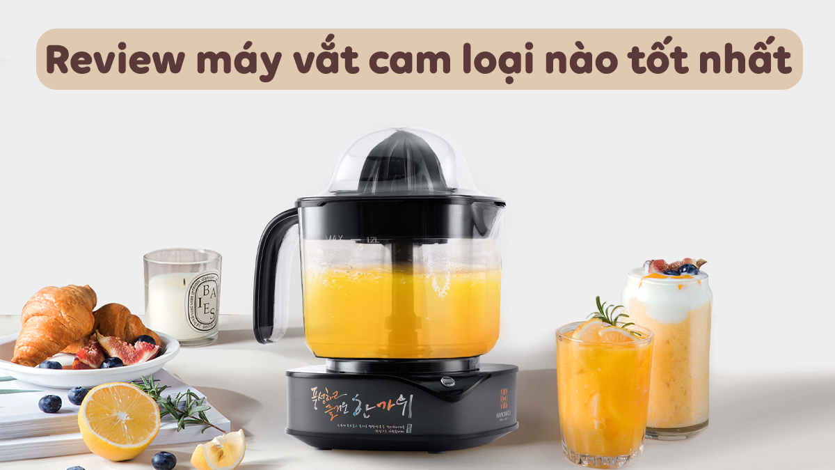 Review máy vắt cam loại nào tốt nhất - Kinh nghiệm mua