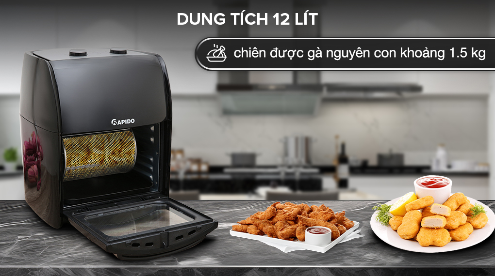 Nồi chiên không dầu Rapido RAF-12M1