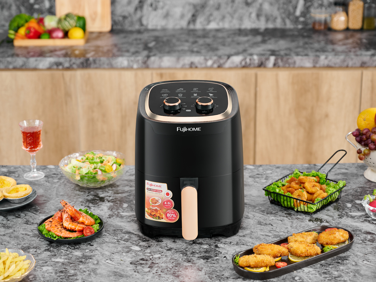 Nồi chiên không dầu 4,5 lít Fujihome A4EB