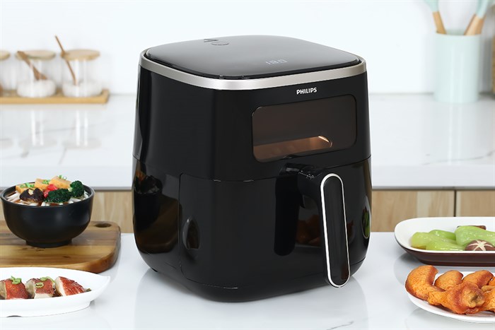 Philips là thương hiệu gia dụng đến từ Hà Lan, nổi bật với các dòng nồi chiên không dầu ứng dụng công nghệ làm nóng bằng khí nóng Rapid Air
