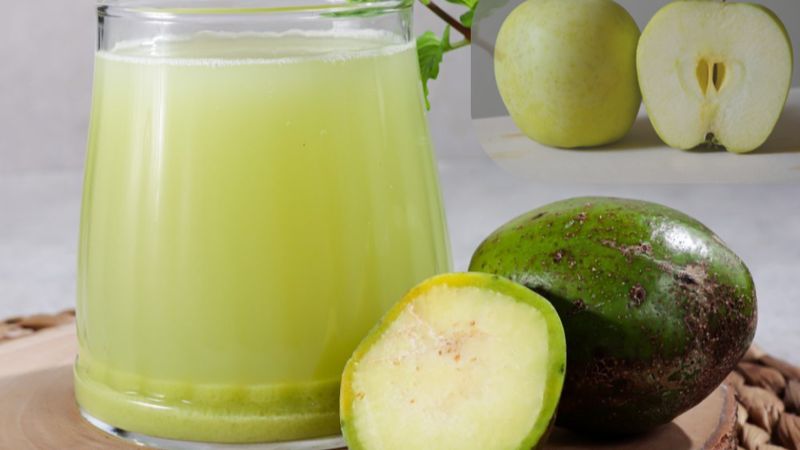 Nước ép cóc mix táo